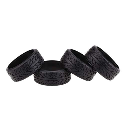 Replacement Part For 4Pcs/Set 1/10 Grain Drift Car Tires Plastic Hard Tyre For RC Car Part