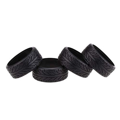 Replacement Part For 4Pcs/Set 1/10 Grain Drift Car Tires Plastic Hard Tyre For RC Car Part