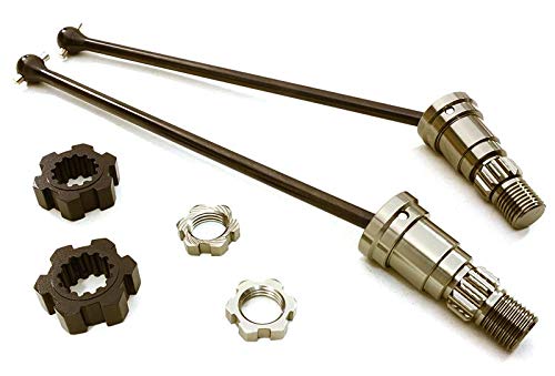 Universal Drive Shafts w/Stub Axles (2) for Traxxas X-Maxx 4X4 7750 7751