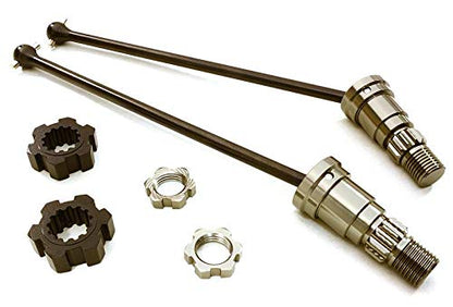 Universal Drive Shafts w/Stub Axles (2) for Traxxas X-Maxx 4X4 7750 7751