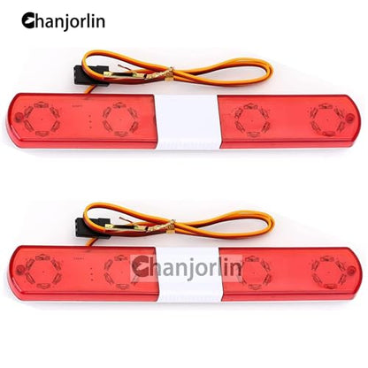 1/10 RC Car Simulation Police Lights Multi-Function Flash LED Lamp Nine Flashing Light Modes for 1/8 Crawler Off Road Rally Truck Cars HSP Traxxas Tamiya RC4WD Axial Arrma (Red 145mm) - color: Red 145mm