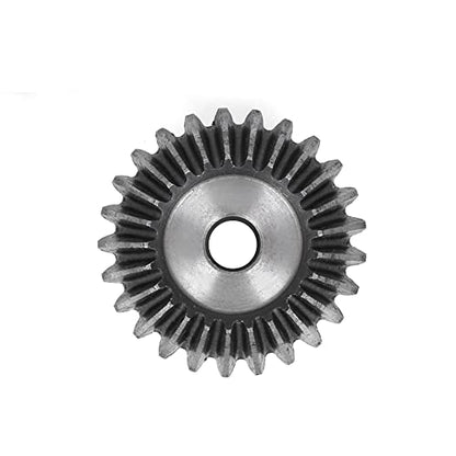 2 Pcs 1M 20 Teeth 5/6/8/10mm Shaft Hole Tapered Bevel Gear 1:1# 45 Steel 1 Module 90 Degree Steering Gear with M5 Fixing Hole (10 mm) - size: 10mm