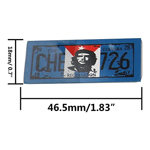 2PCS HIRCQOO Metal RC Car License Plate Decorations Accessories Compatible with Traxxas TRX-4 Tamiya CC01 Axial SCX10 D90 1/10 RC Crawler Car (CHE726) - style: CHE726