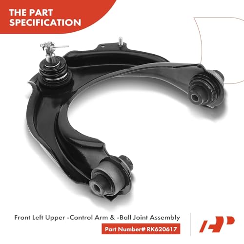 A-Premium 6Pcs Front Suspension Kit, Upper Control Arm | Inner Outer Tie Rod End, Fit for Honda Accord 2003-2007, Acura TSX 2004-2008 , Fix Clunking Noise & Vibration