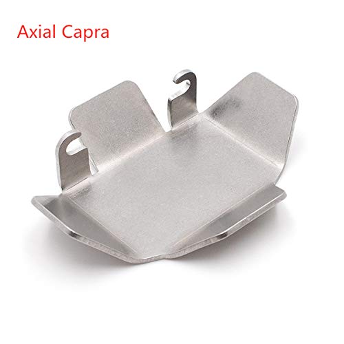 KYX Racing Stainless Steel Axle Protective Plate Frame Protector Chassis Guard Board Upgrades Accessories for RC Crawler Car Axial Capra Unlimited Trail Buggy UTB