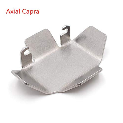 KYX Racing Stainless Steel Axle Protective Plate Frame Protector Chassis Guard Board Upgrades Accessories for RC Crawler Car Axial Capra Unlimited Trail Buggy UTB
