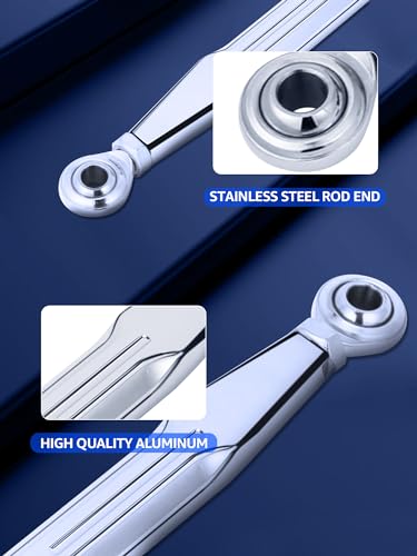Shift Linkage Chrome, Motorcycle Gear Shifter Shift Rod Lever | Compatible for Harley Davidson 1986-2024 Street Glide, Electra Glide, Road Glide, Road King, Tri Glide, Softail, Dyna - color: Chrome