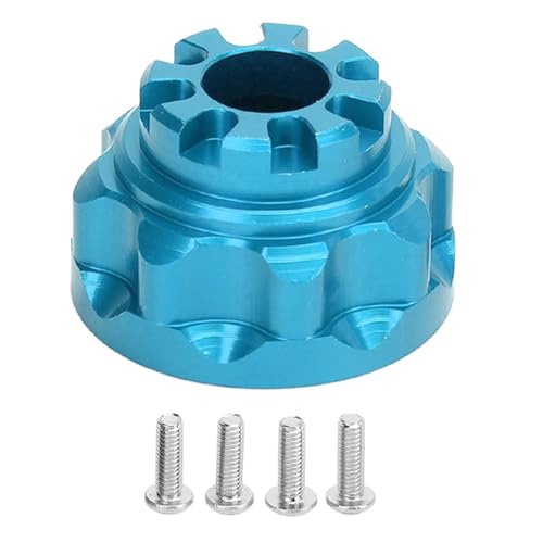 Aluminum Alloy Diff Case 3 Upgraded 1200mAh Battery Included, 4WD Remote Control Pick up Truck RTR for RC Car (Blue) - color: Blue