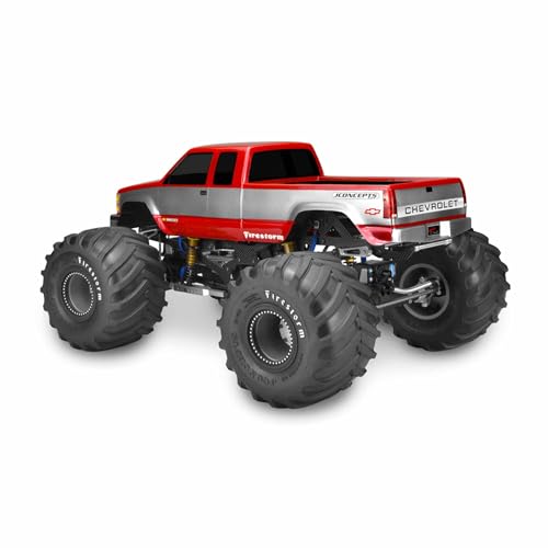 JConcepts Inc. 1988 Chevy Silverado Ext Cab MT Clear Body 13WB JCO0339 Car/Truck Bodies Wings & Decals