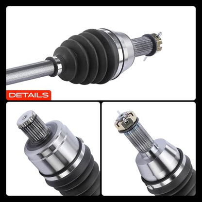 A-Premium Rear Driver or Passenger Side CV Axle Shaft Assembly | Compatible with Polaris Sportsman 550 2010-2014, Sportsman 850 2010-2021, Scrambler 850, Sportsman XP 1000, Replace# 1332642 - style: Rear Driver or Passenger Side