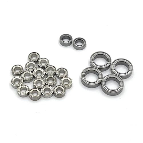 Double Rubber Seal for FMS for FCX24 22pcs Metal Ball Bearing Set 3x6x2.5 4x7x2. 7x11x3 1/24 RC Crawler Car Upgrade Parts Spare Accessories