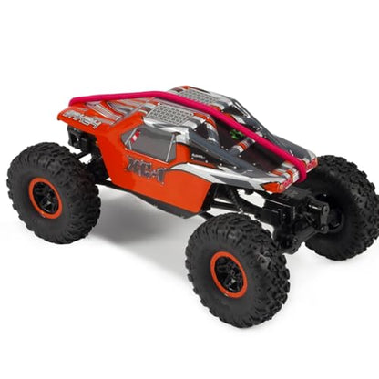 1/18 1/24 Scale Crawler Kinetic Winch Strap Tie Down Straps Rescue Trailer Hook for TRX4M Bronco SCX24 Power Wagon FCX24 K5 Enduro24 (Blue&Rose) - color: Blue&Rose