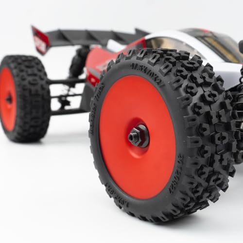 1/18 RC Car Wheel Rims Tires Upgrades for 1/18 ARRMA Typhon Grom 4PCS - color: Green