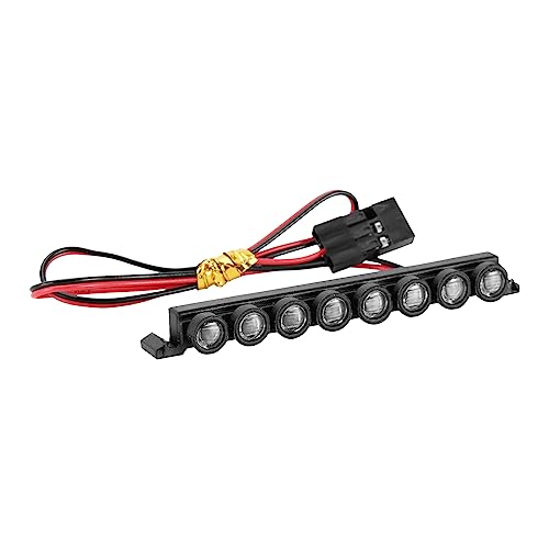 INJORA Roof Light Bar - Nylon Molded 8 LED Spotlight for 1/18 TRX4M Bronco