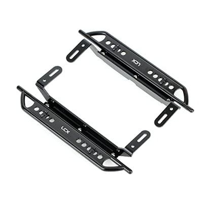 LCX 1/10th RC Crawler Car Aluminum Alloy Rail Steel Side Step Running Board Rock Slider for TRX4 TRX-4, Upgrades Parts Accessories
