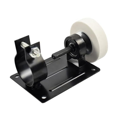 CHANCS Electric Drill Grinding Wheel Polisher Bracket Sharpener Converter Kit for Rotary Power Tools - color: White Cloth Wheel+bracket