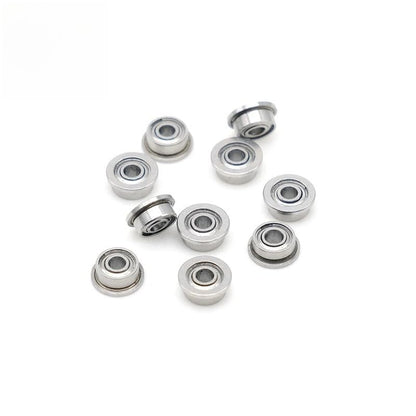 MF63ZZ Flange Bearing 3x6x2.5 mm ABEC-9 (10 PCS) Miniature Flanged MF63 Z ZZ Ball Bearings - size: MF63ZZ 3x6x2.5