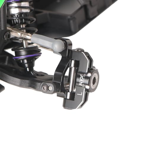 KYX Racing Aluminum Front Steering Knuckle Upgrades Parts Accessories for 1/10 RC Car LOSI 22S