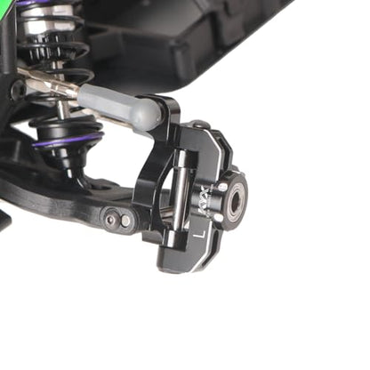 KYX Racing Aluminum Front Steering Knuckle Upgrades Parts Accessories for 1/10 RC Car LOSI 22S