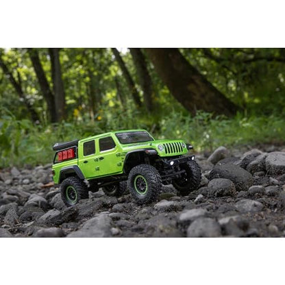 Axial SCX24 Jeep Gladiator RC Truck 4WD Rock Crawler Green AXI00005V2T3 | Brushed, RTR Ready-To-Run, Nothing Needed to Complete - color: Green