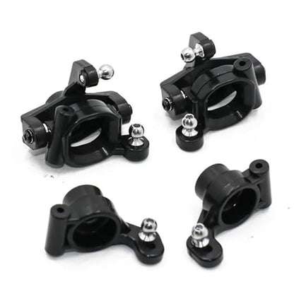 RC Crawlers Components For Wltoys 124018 124019 124016 124017 144001 144002 144010 Steering Cup C-Hub Carrier Rear Hub Carrier Set RC Car Spare Parts Replacement Car Accessories