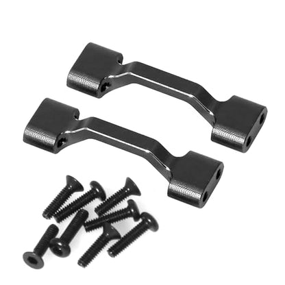 Aluminum Side Panel Crossbar RC Upgraded Parts for LOSI 1/18 Mini LMT 4X4 Brushed Monster Truck RTR-LOS01026 RC Car, Black - color: Black Crossbar