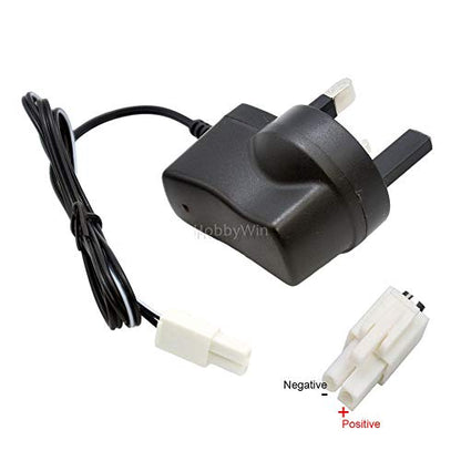 9.6V 250mA UK Charger EL-2P Male Plug P-to-S for NiMH NiCD Battery Pack RC Car Buggy Truck Racing Boat