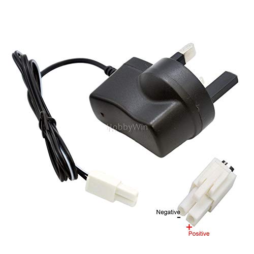 9.6V 250mA UK Charger EL-2P Male Plug P-to-S for NiMH NiCD Battery Pack RC Car Buggy Truck Racing Boat