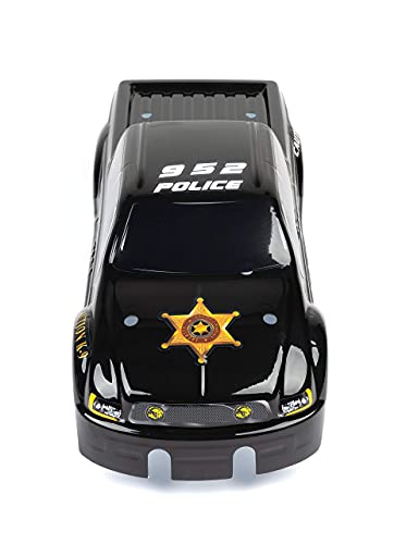 SummitLink Custom Body Compatible for T/E Maxx Shell Cover E-Maxx 1/10 Scale RC Car (Truck not Included) (Police Black) - style: Police Black