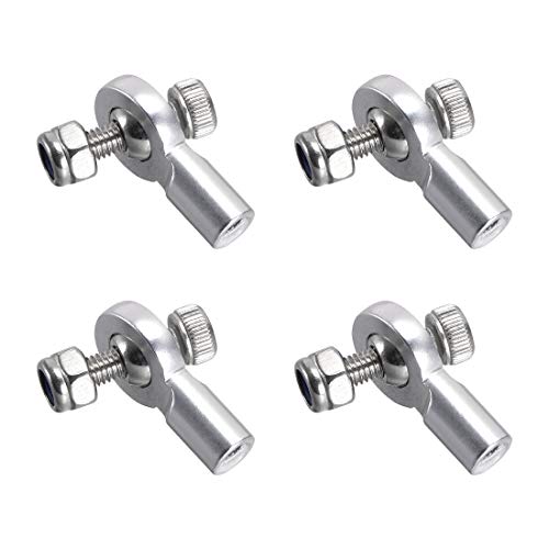 uxcell 4 PCS M3/3mm 18mm Linkage Rod End Tie Rod End Ball Head Joint Adapter for RC Crawler Boat