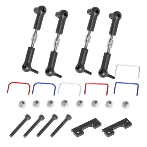 for Trxs for Slash for E-Revo for 1/16 RC Car Upgrade Parts Accessories Front and Rear Wide Sway Bar Anti Roll Bar Kit RC Car Repair Kit