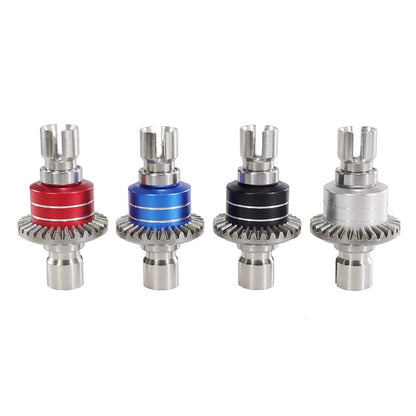 Metal Gear Differential Assembly Upgradeds for MJX Hyper Go 1/16 16207 16208 16209 16210 H16 H16PL M162 H16V3 H16BM 1/14 14301 14302 14303 RC Car (Silver) - color: Silver