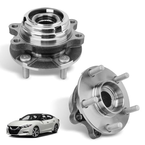 513296 2PCS Front Wheel Hub and Bearing Assembly 5 Lug | Compatible with Nissan Altima 07-18 Maxima 09-23 Murano 15-18 Pathfinder 13-20, Infiniti JX35 2013 QX60 14-20 QX50 19-21