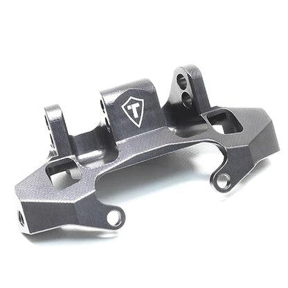 TREAL Aluminum 7075 Rear Upper Link Riser Mount for Axial Capra Currie F9 1/10 RC Crawler(Gray) - color: Gray