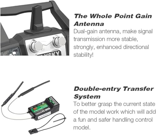 Flysky FS-i6X 6-10(Default 6)CH 2.4GHz AFHDS RC Transmitter w/ FS-iA6B Receiver