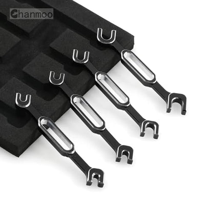 RC Aluminum Alloy Wrench Turnbuckle Nut Ball 3.0/3.2/3.5/3.7/4.0/5.0/5.5/6.0mm Joint Remover RC Universal Repair Tool Set For RC Crawler Monster Truck Off Road Car Drone Airplane (Black) - color: Black
