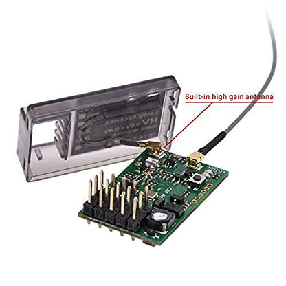 4CH SBUS Dual Antenna RC Receiver Compatible with TM-FH RF S-FHSS (RFS04C) - style: RFS04C