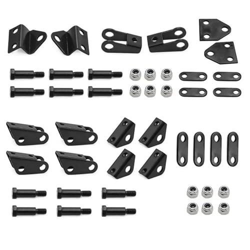 RC Car Toys For Tamiya 1/14 Set Of Aluminum Alloy Front And Rear Suspension Hanger Brackets Tractor Truck Model Cars Modification Parts