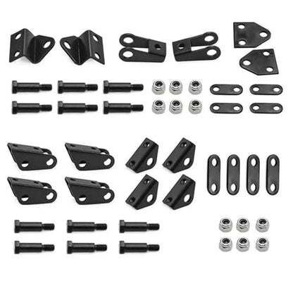 RC Car Toys For Tamiya 1/14 Set Of Aluminum Alloy Front And Rear Suspension Hanger Brackets Tractor Truck Model Cars Modification Parts