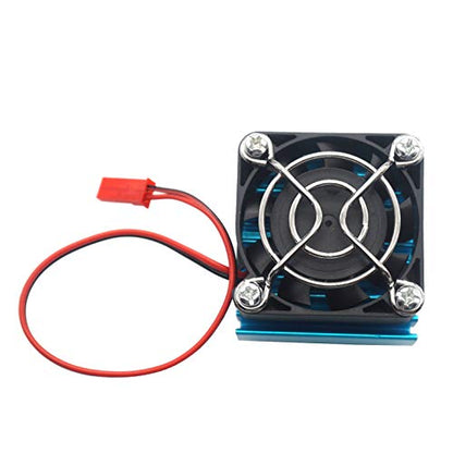 RC Motor Heat Sink Heatsink with 5V Cooling Fan,550 540 Size Electric Engine Heatsink Compatible with Traxxas Tamiya HSP HPI Wltoys Himoto RC 1/10 Car Truck