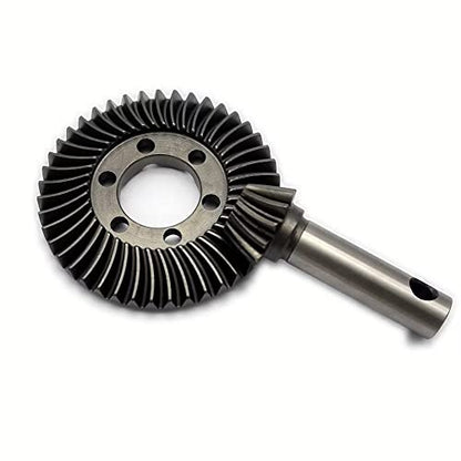 Hard Chrome Steel Front or Rear Spiral Cut Differential Ring and Pinion Gear 43/12T for Axial 1/6 SCX6 AXI252007
