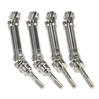 for Slash for Rustler 1/10 Machined Stainless Front Rear Steel Drive Shaft for Universal Joint Driveshaft RC Truck Upgrade Parts Parts