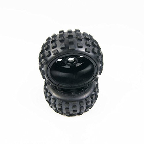 TITRACING RC Car Off-Road Knobby Rear Tire Set for Rovan HPI Baja 5B Buggy | 1/5, rc car, size: 170mm x 80mm with 24mm hex, fit rofun baha