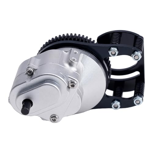 RC D90 Single Speed Transmission Gearbox,Aluminium Alloy RC Chassis,Suit for Gelande II FJ40 G2 D90 TF2 1/10 RC Crawler Upgrade Parts (Transmission)
