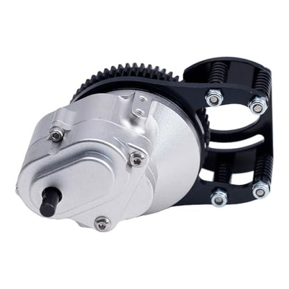 RC D90 Single Speed Transmission Gearbox,Aluminium Alloy RC Chassis,Suit for Gelande II FJ40 G2 D90 TF2 1/10 RC Crawler Upgrade Parts (Transmission)