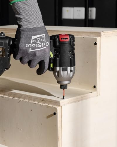 toolant 3/16" Impact Hex Bit Set, 10-Piece | CNC-machined tips, S2 alloy steel body, hardened core, magnetic fastener retention, impact-driver use - size: 3/16"(10pcs)