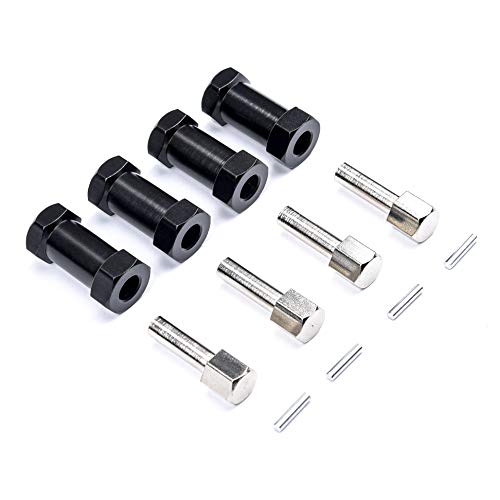12mm Wheel Hub Hex Spacer 25mm Offset Extension Drive Adapter | For 1/10 Traxxas Rustler Axial SCX10 ii Wraith Gen7 Gen8 D90 - style: 25mm