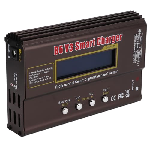 Multifunction 80W Maximum Wide Compatibility B6 V3 Balance for Lipo Battery ChargerB6 V3 Charger Balance Charger80W Digital DischargerB6 V3 Balance ChargerB6 V3 Charger Delivers