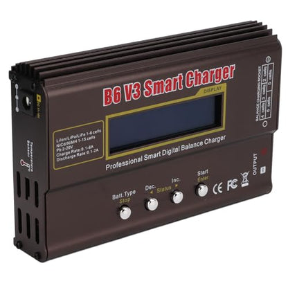 Multifunction 80W Maximum Wide Compatibility B6 V3 Balance for Lipo Battery ChargerB6 V3 Charger Balance Charger80W Digital DischargerB6 V3 Balance ChargerB6 V3 Charger Delivers