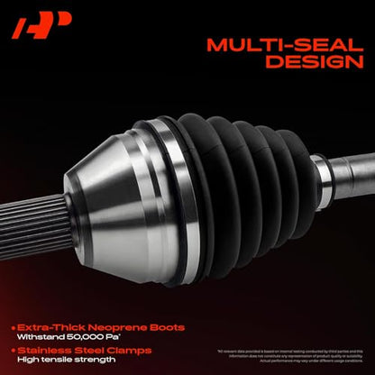 A-Premium Set of 2 Front CV Axle Shaft Assembly | Compatible with Toyota 4Runner 2003-2022, Tacoma 2005-2020, FJ Cruiser 2007-2014 & Lexus GX460 2010-2022, GX470 2003-2009 - style: Front Driver and Passenger Side